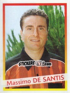Sticker Massimo de Santis - Calciatori 2000-2001 - Panini