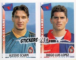 Sticker Scarpi / Lopez  - Calciatori 2000-2001 n. 452 - Panini