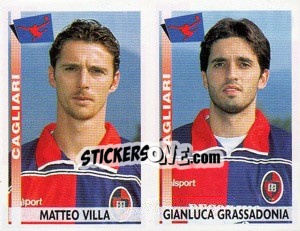 Sticker Villa / Grassadonia  - Calciatori 2000-2001 n. 453 - Panini