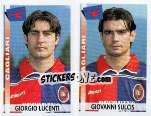 Sticker Lucenti / Sulcis  - Calciatori 2000-2001 - Panini