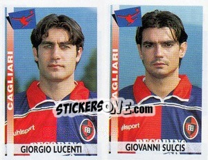 Sticker Lucenti / Sulcis  - Calciatori 2000-2001 n. 456 - Panini