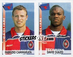 Sticker Cammarata / Suazo  - Calciatori 2000-2001 n. 460 - Panini