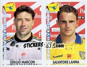 Sticker Marcon / Lanna  - Calciatori 2000-2001 n. 461 - Panini