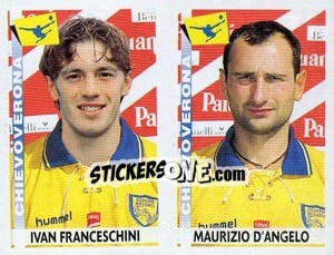 Sticker I.Franceschini / D'Angelo  - Calciatori 2000-2001 - Panini