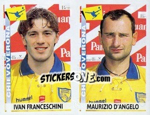 Sticker I.Franceschini / D'Angelo  - Calciatori 2000-2001 n. 462 - Panini