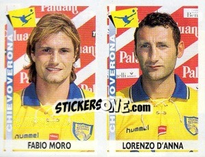 Sticker Moro / D'Anna  - Calciatori 2000-2001 - Panini