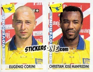 Sticker Corini / Manfredini  - Calciatori 2000-2001 - Panini