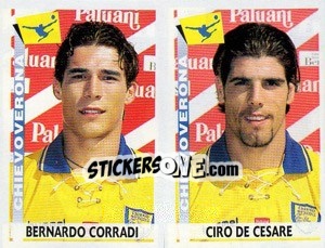 Sticker Corradi / De Cesare  - Calciatori 2000-2001 - Panini