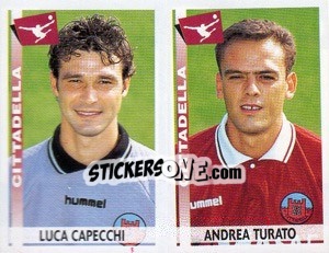 Sticker Capecchi / Turato  - Calciatori 2000-2001 n. 470 - Panini