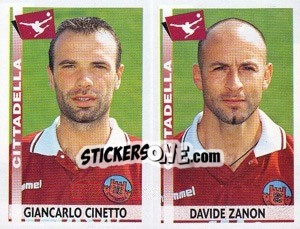 Figurina Cinetto / Zanon  - Calciatori 2000-2001 - Panini