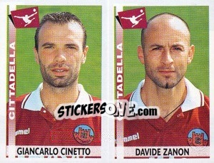 Sticker Cinetto / Zanon  - Calciatori 2000-2001 n. 471 - Panini