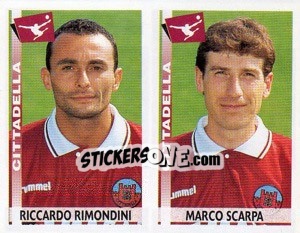 Figurina Rimondini / Scarpa  - Calciatori 2000-2001 - Panini