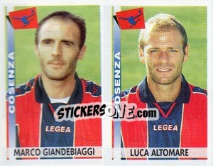 Sticker Giandebiaggi / Altomare  - Calciatori 2000-2001 n. 485 - Panini