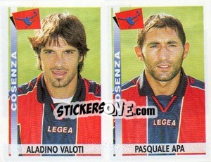 Sticker Valoti / Apa  - Calciatori 2000-2001 n. 486 - Panini