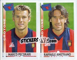 Cromo Pecorari / Ametrano  - Calciatori 2000-2001 - Panini