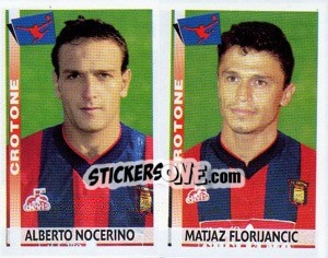Sticker Nocerino / Florijancic  - Calciatori 2000-2001 n. 495 - Panini