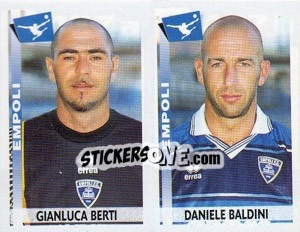 Sticker Berti / Baldini  - Calciatori 2000-2001 - Panini