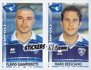 Sticker Giampieretti / Bresciano  - Calciatori 2000-2001 n. 501 - Panini