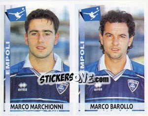 Sticker Marchionni / Barollo  - Calciatori 2000-2001 n. 503 - Panini