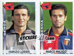 Figurina Lorieri / Malago'  - Calciatori 2000-2001 - Panini