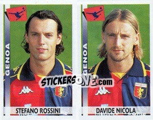 Figurina Rossini / Nicola  - Calciatori 2000-2001 - Panini