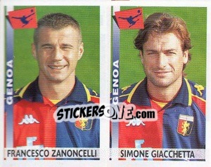Sticker Zanoncelli / Giacchetta  - Calciatori 2000-2001 n. 508 - Panini