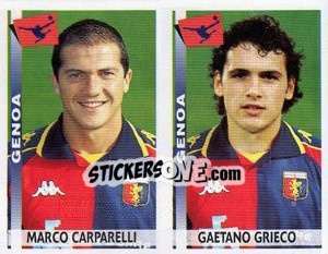 Cromo Carparelli / Grieco  - Calciatori 2000-2001 - Panini