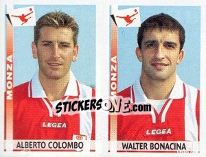 Sticker Colombo / Bonacina  - Calciatori 2000-2001 n. 517 - Panini