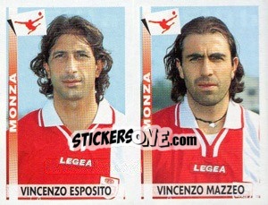 Sticker Esposito / Mazzeo  - Calciatori 2000-2001 n. 519 - Panini