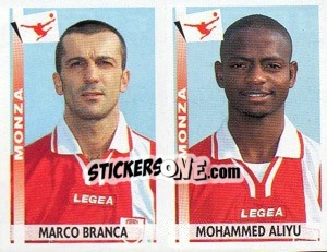 Sticker Branca / Aliyu  - Calciatori 2000-2001 - Panini