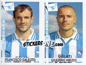 Sticker Galeoto / Melosi  - Calciatori 2000-2001 - Panini