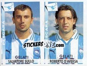Sticker Sullo / D'Aversa  - Calciatori 2000-2001 n. 530 - Panini
