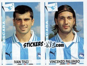 Sticker Tisci / Palumbo  - Calciatori 2000-2001 - Panini
