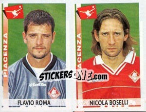 Sticker Roma / Boselli  - Calciatori 2000-2001 n. 533 - Panini