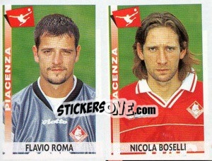 Figurina Roma / Boselli  - Calciatori 2000-2001 - Panini