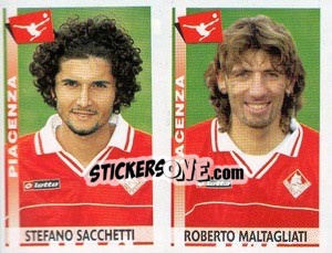 Sticker Sacchetti / Maltagliati  - Calciatori 2000-2001 n. 535 - Panini