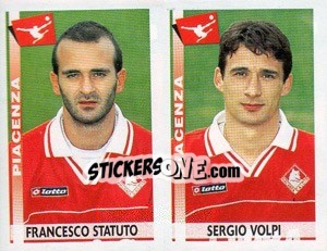 Sticker Statuto / Volpi  - Calciatori 2000-2001 - Panini