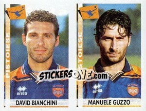 Sticker Bianchini / Guzzo  - Calciatori 2000-2001 n. 543 - Panini