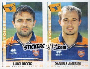 Figurina Riccio / Amerini  - Calciatori 2000-2001 - Panini