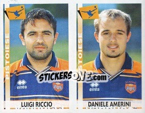 Sticker Riccio / Amerini  - Calciatori 2000-2001 n. 546 - Panini