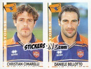 Sticker Cimarelli / Bellotto  - Calciatori 2000-2001 - Panini