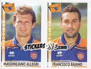 Sticker Allegri / Baiano  - Calciatori 2000-2001 n. 549 - Panini