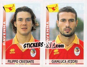 Cromo Cristante / Atzori  - Calciatori 2000-2001 - Panini