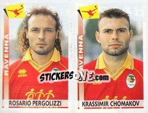 Cromo Pergolizzi / Chomakov  - Calciatori 2000-2001 - Panini