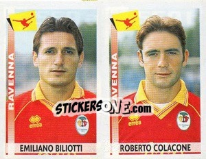 Sticker Biliotti / Colacone  - Calciatori 2000-2001 - Panini