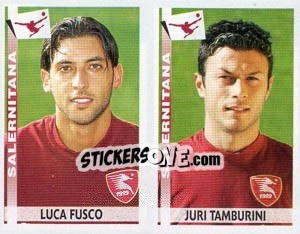 Figurina Fusco / Tamburini  - Calciatori 2000-2001 - Panini