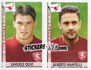 Sticker Olivi / Mantelli  - Calciatori 2000-2001 n. 562 - Panini