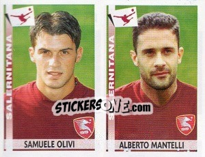 Cromo Olivi / Mantelli  - Calciatori 2000-2001 - Panini