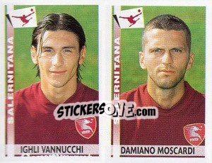 Sticker Vannucchi / Moscardi  - Calciatori 2000-2001 n. 566 - Panini