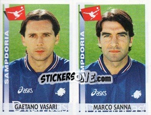Sticker Vasari / Sanna  - Calciatori 2000-2001 n. 575 - Panini
